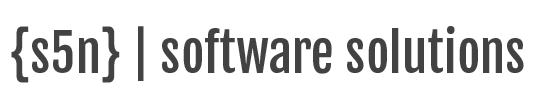 {s5n} | software solutions Logo